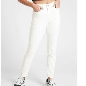 Athleta Women's Cream Skinny Jeans